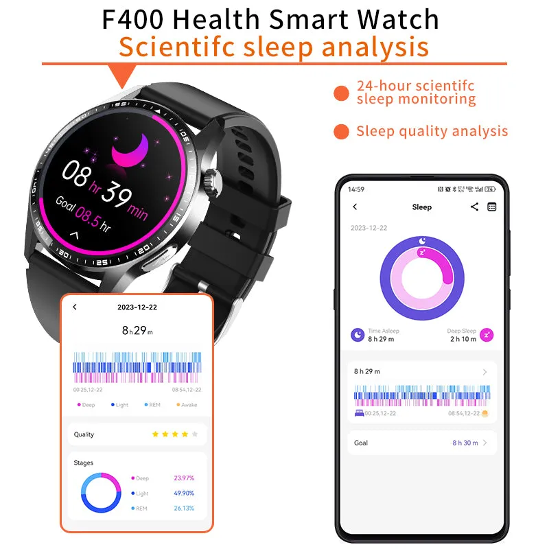 Healthy Blood Oxygen Smart Watch Men ECG PPG Precise Body Temperature Heart Rate Monitor Smartwatch HRV Blood Pressure Watches