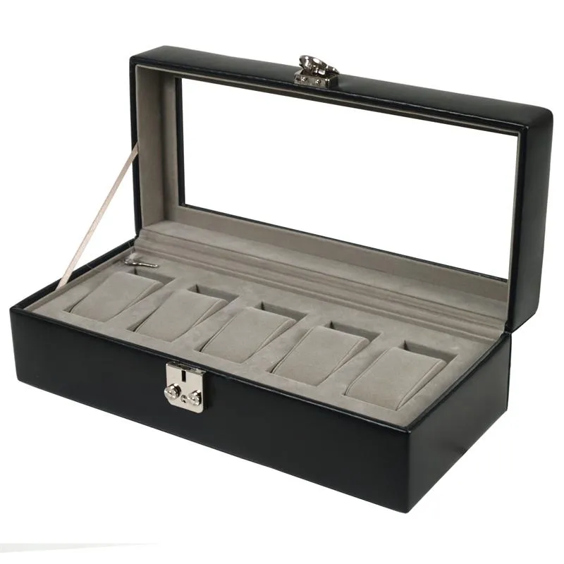 Heritage 5 Piece Watch Box by WOLF
