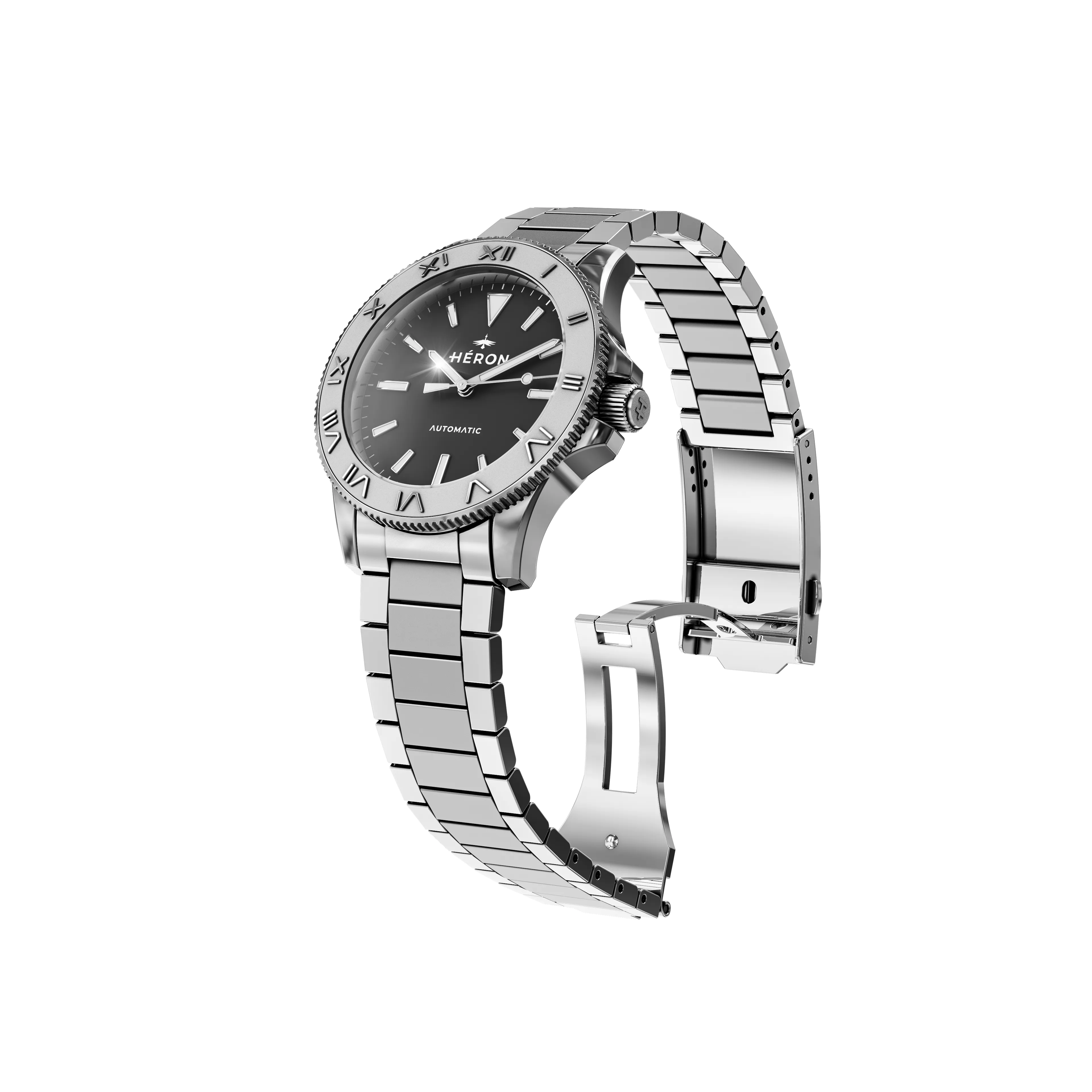 Heron | Gladiateur | Black Dial