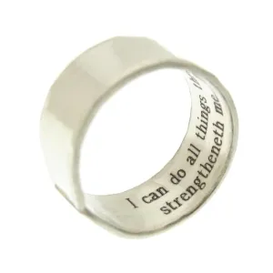 Hidden Message Band - Philippians ring