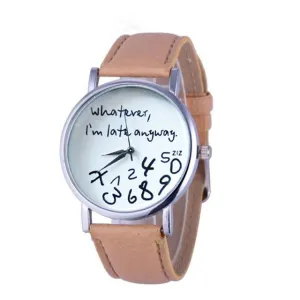 Hot Women Leather Watch