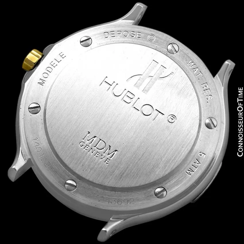 Hublot MDM Two-Tone Midsize Mens Watch - Stainless Steel & 18K Gold
