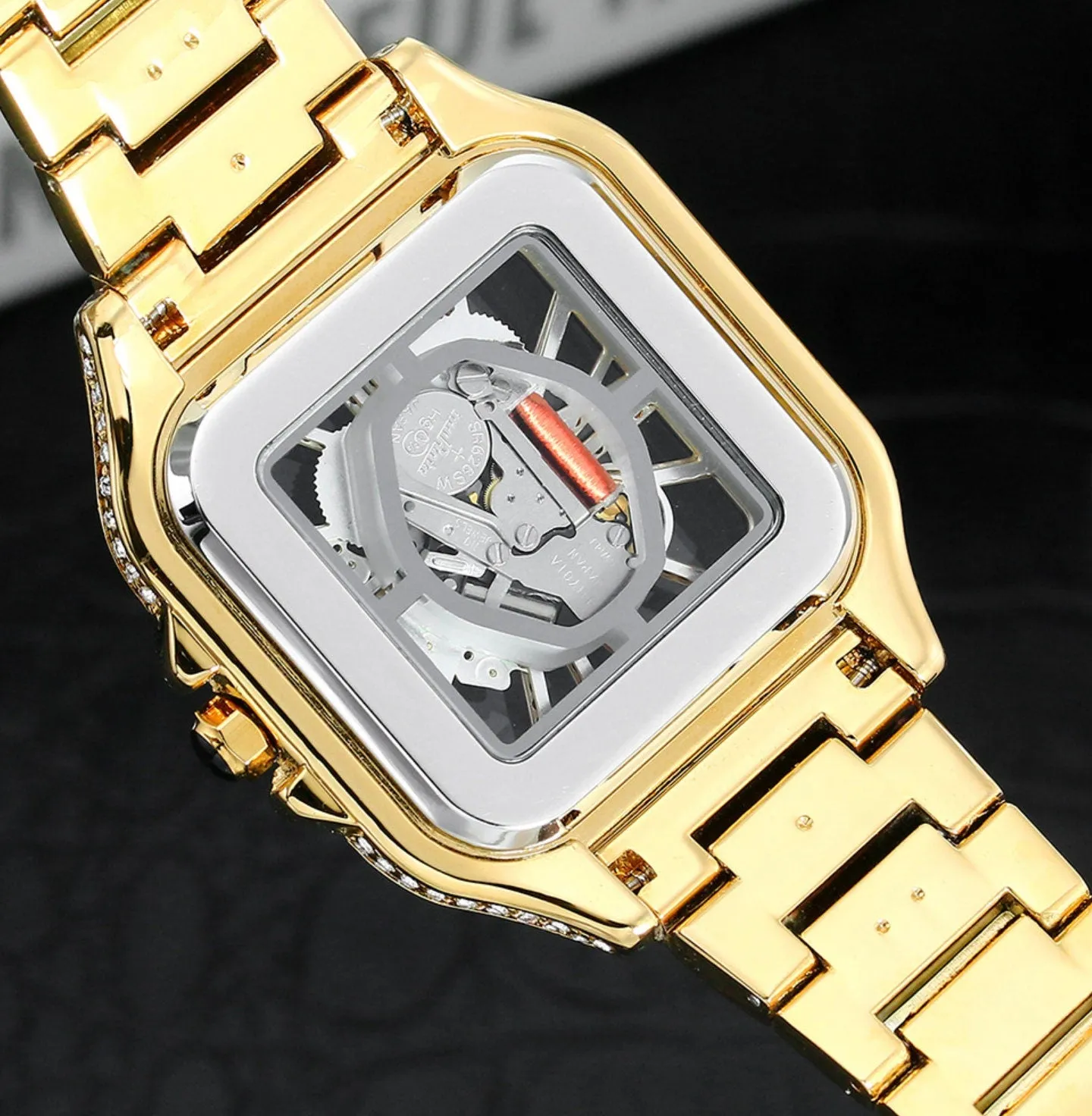 Iced Out Watch | Iced Watch | Mens Iced Out Watch | Hip Hop Watch | Skeleton Watch | Diamond Watches | Buss Down Watch | Iced Out Jewelry