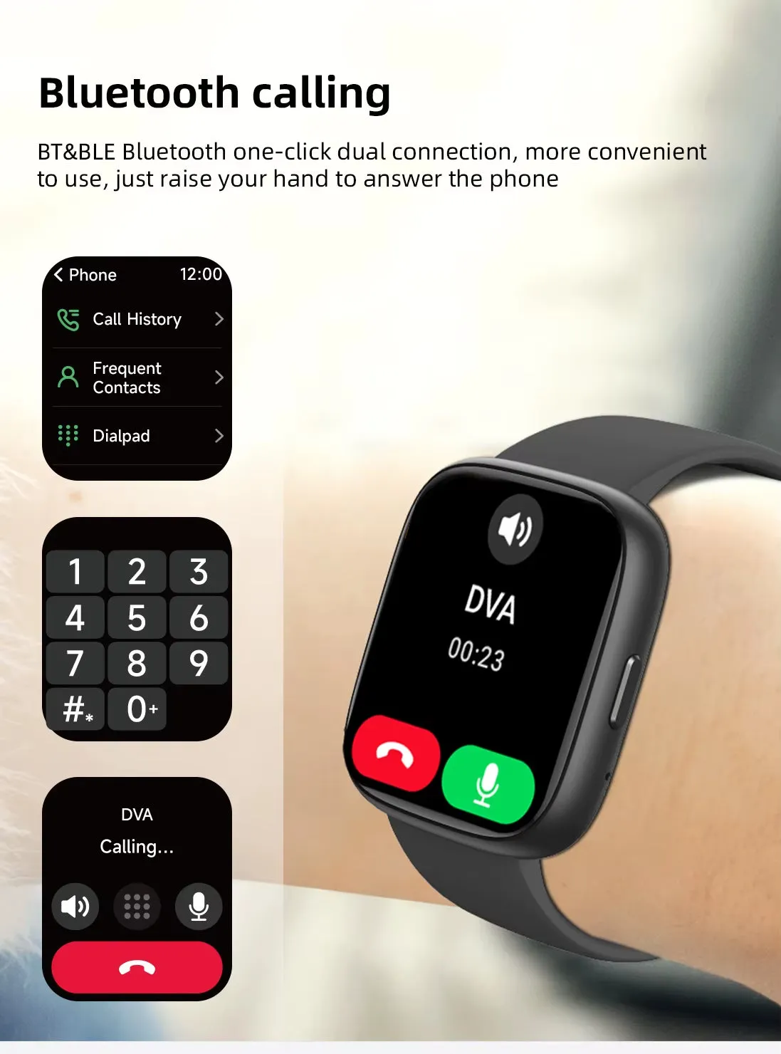 IDW26 Smart Watches 1.83" HD Screen 100  Sport Models Heart Rate Monitor Smartwatch for Men Women Build-In Alexa 3ATM IP68