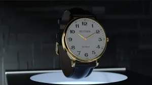 Infinity Watch V3 - Gold Case White Dial / STD Version (Gimmick and Online Instructions) by Bluether Magic
