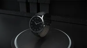 Infinity Watch V3 - Silver Case Black Dial / STD Version (Gimmick and Online Instructions) by Bluether Magic