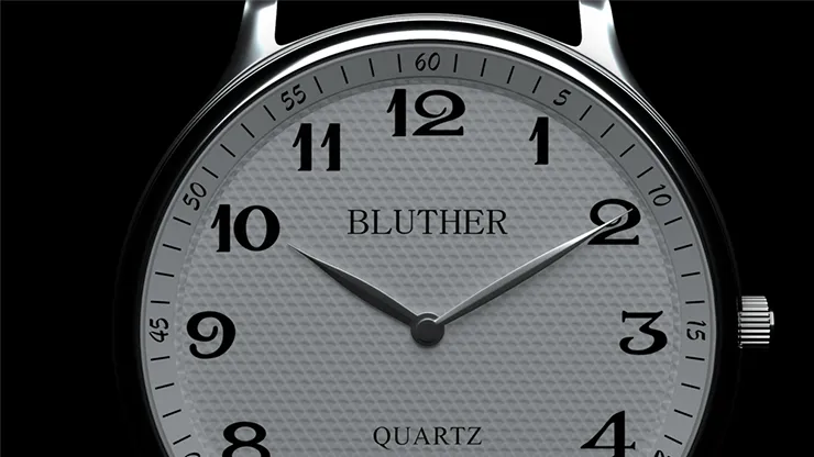 Infinity Watch V3 - Silver Case White Dial / STD Version (Gimmick and Online Instructions) by Bluether Magic