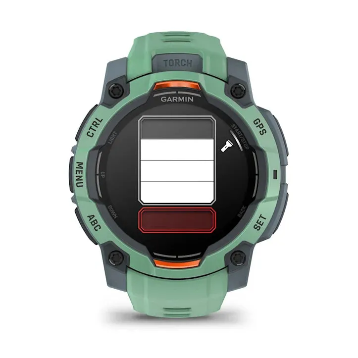 Instinct 3 Amoled Neo Tropic Bezel And Band Smatwatch