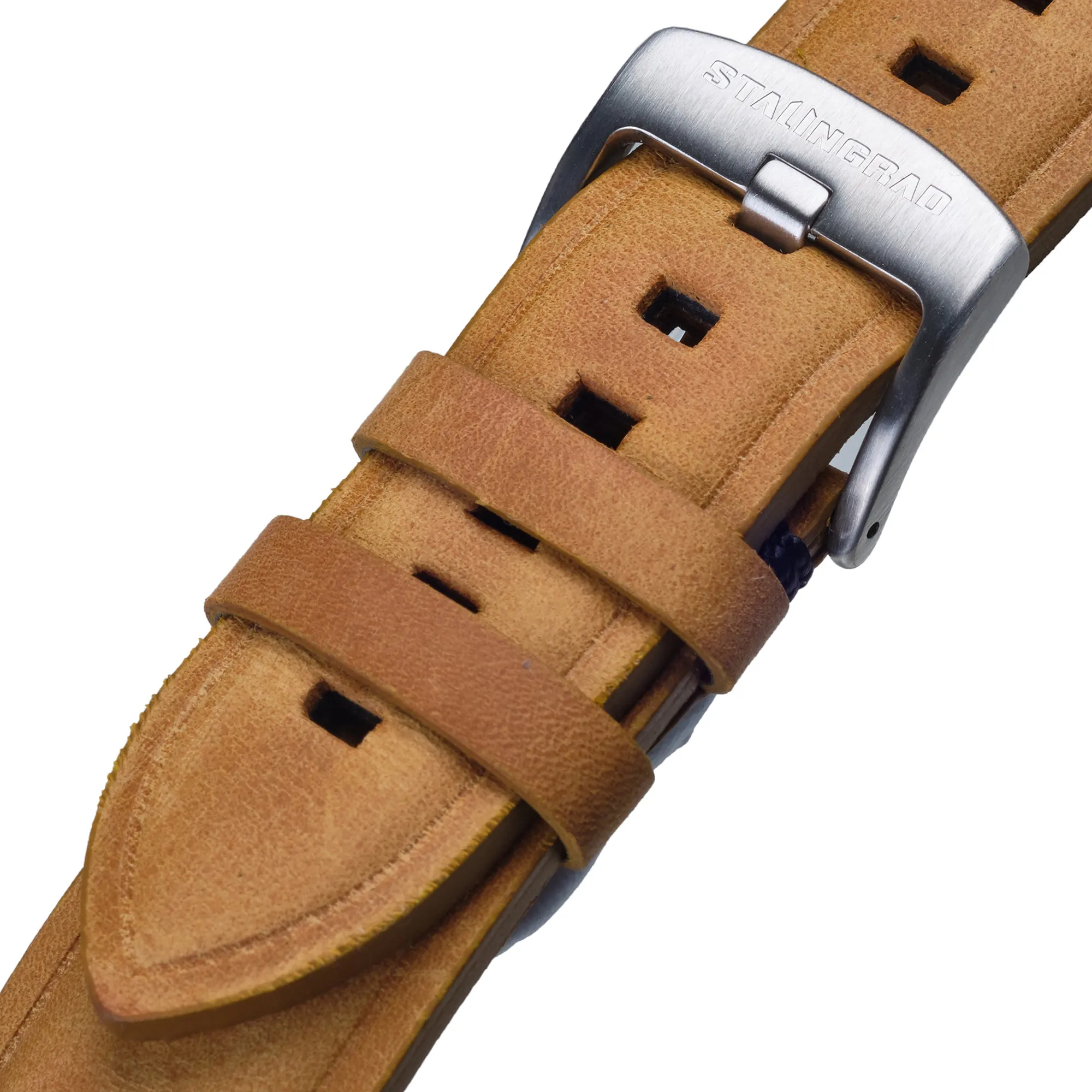 Iron Will. Grey Dial. Brown Leather Strap. SG-0012-05