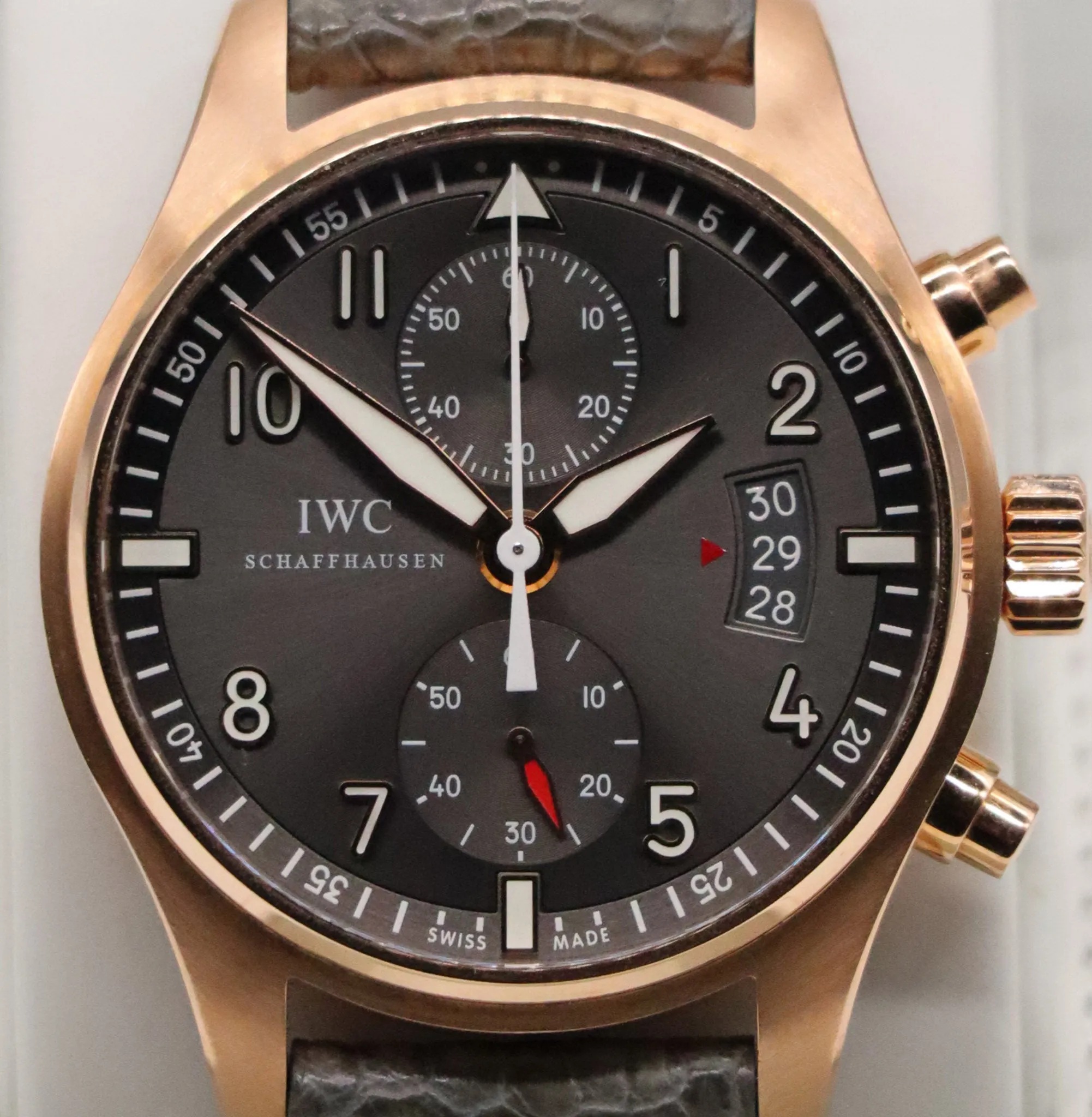 IWC Spitfire Chronograph 18K Solid Rose Gold IW387803