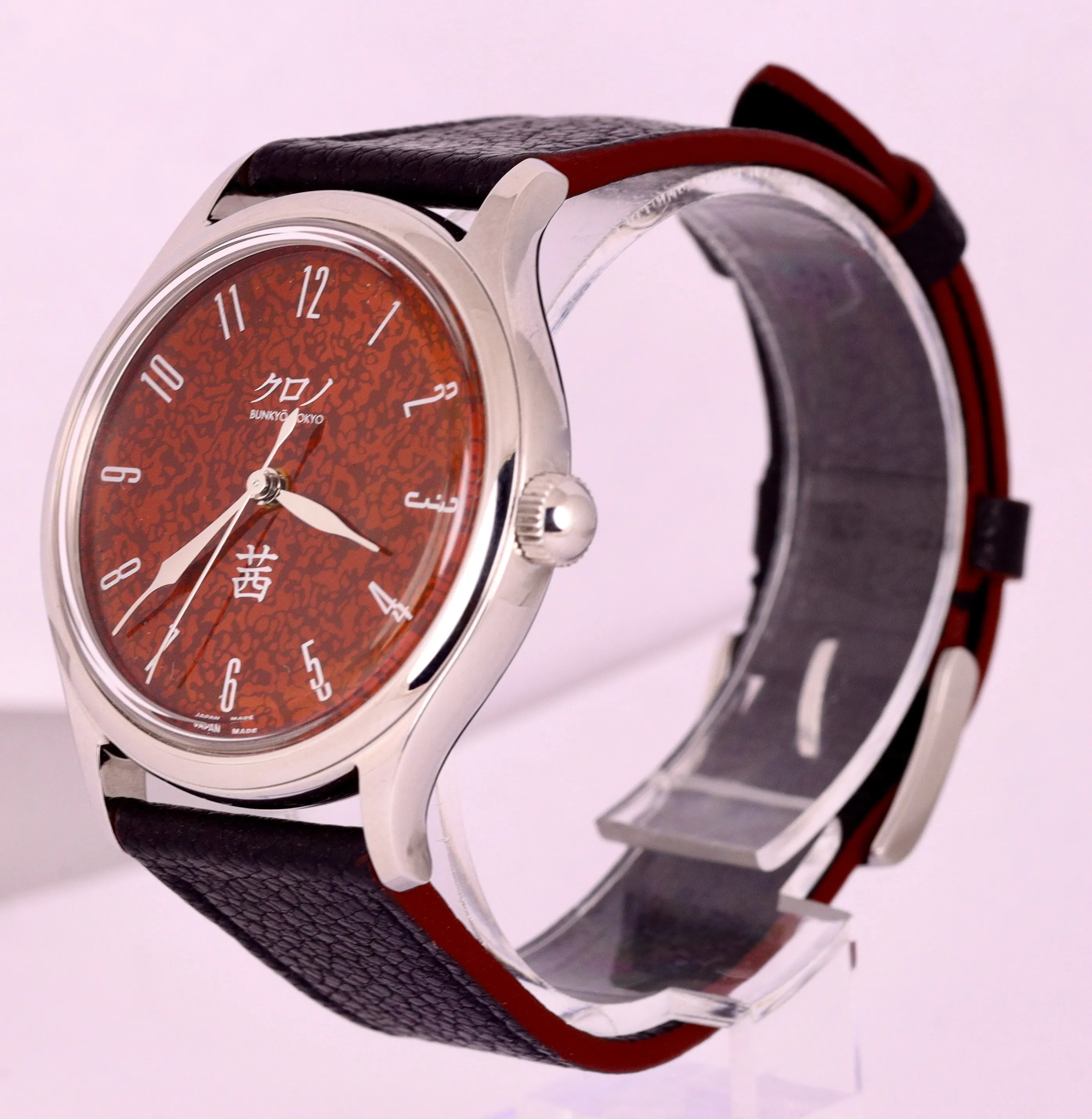 Kurono Tokyo Hajime Asaoka Grand Akane Urushi Red Steel 37mm Automatic Watch