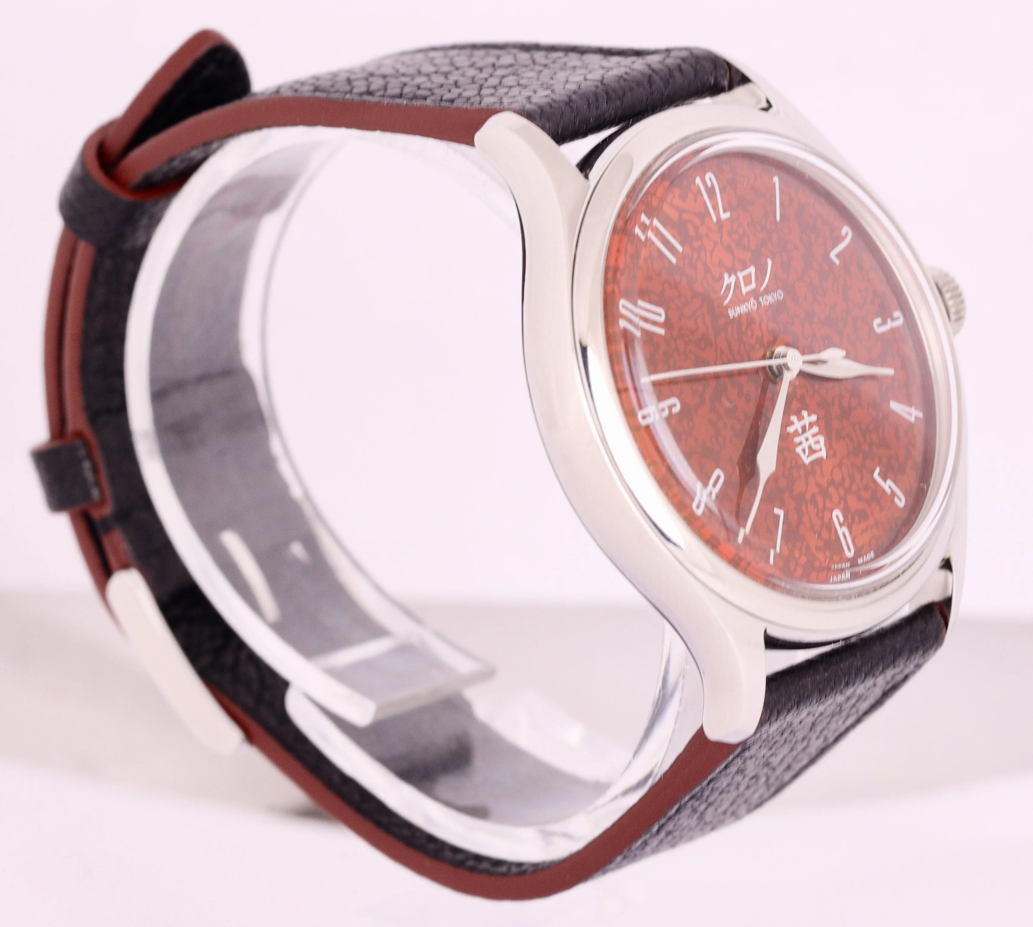 Kurono Tokyo Hajime Asaoka Grand Akane Urushi Red Steel 37mm Automatic Watch
