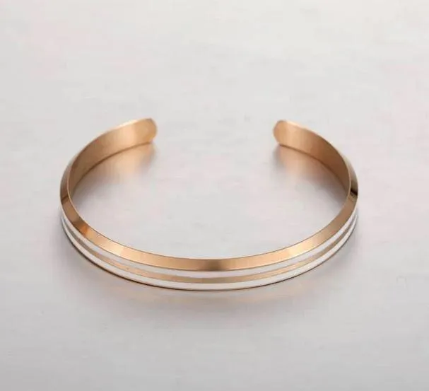 La Enviro Classic White & Rose Gold Bracelet