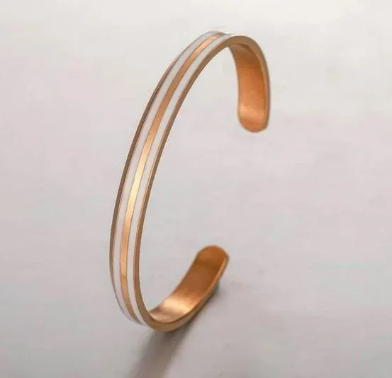 La Enviro Classic White & Rose Gold Bracelet