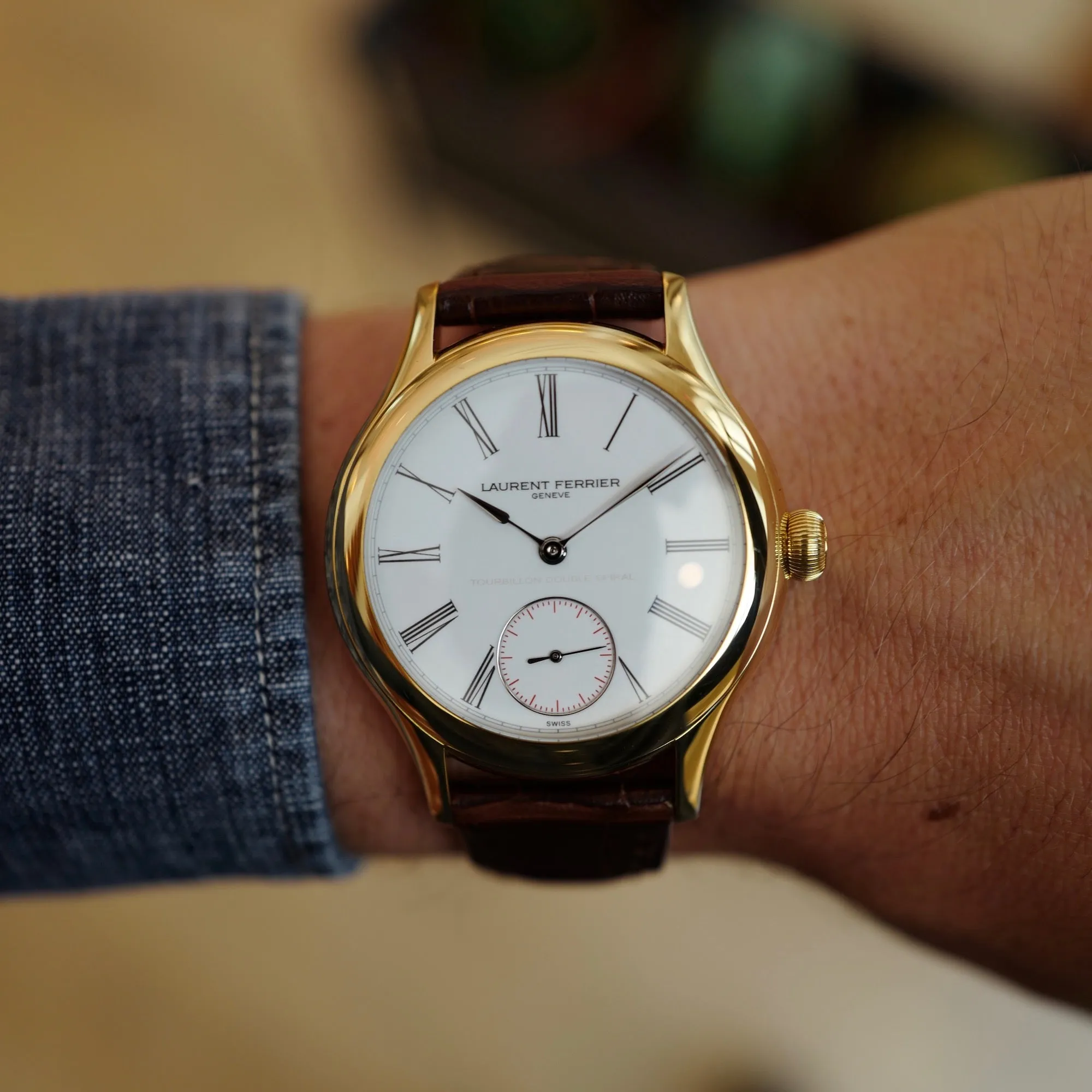 Laurent Ferrier Galet Tourbillon Double Spiral Watch