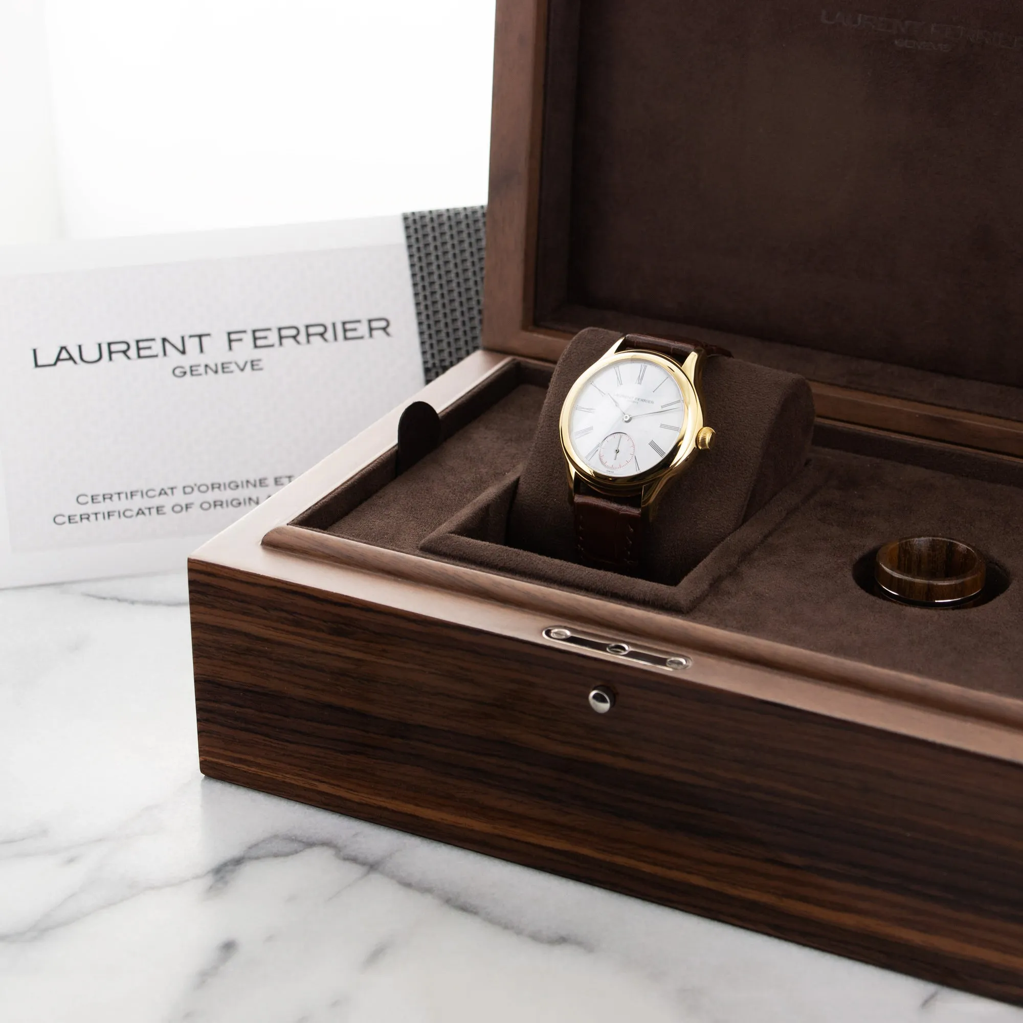 Laurent Ferrier Galet Tourbillon Double Spiral Watch