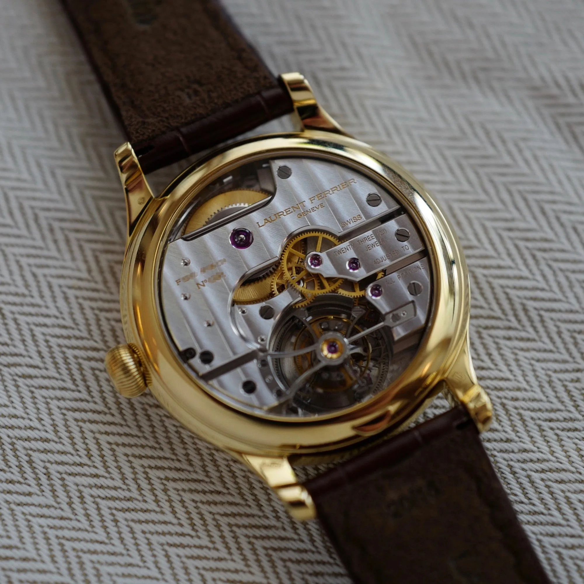 Laurent Ferrier Galet Tourbillon Double Spiral Watch