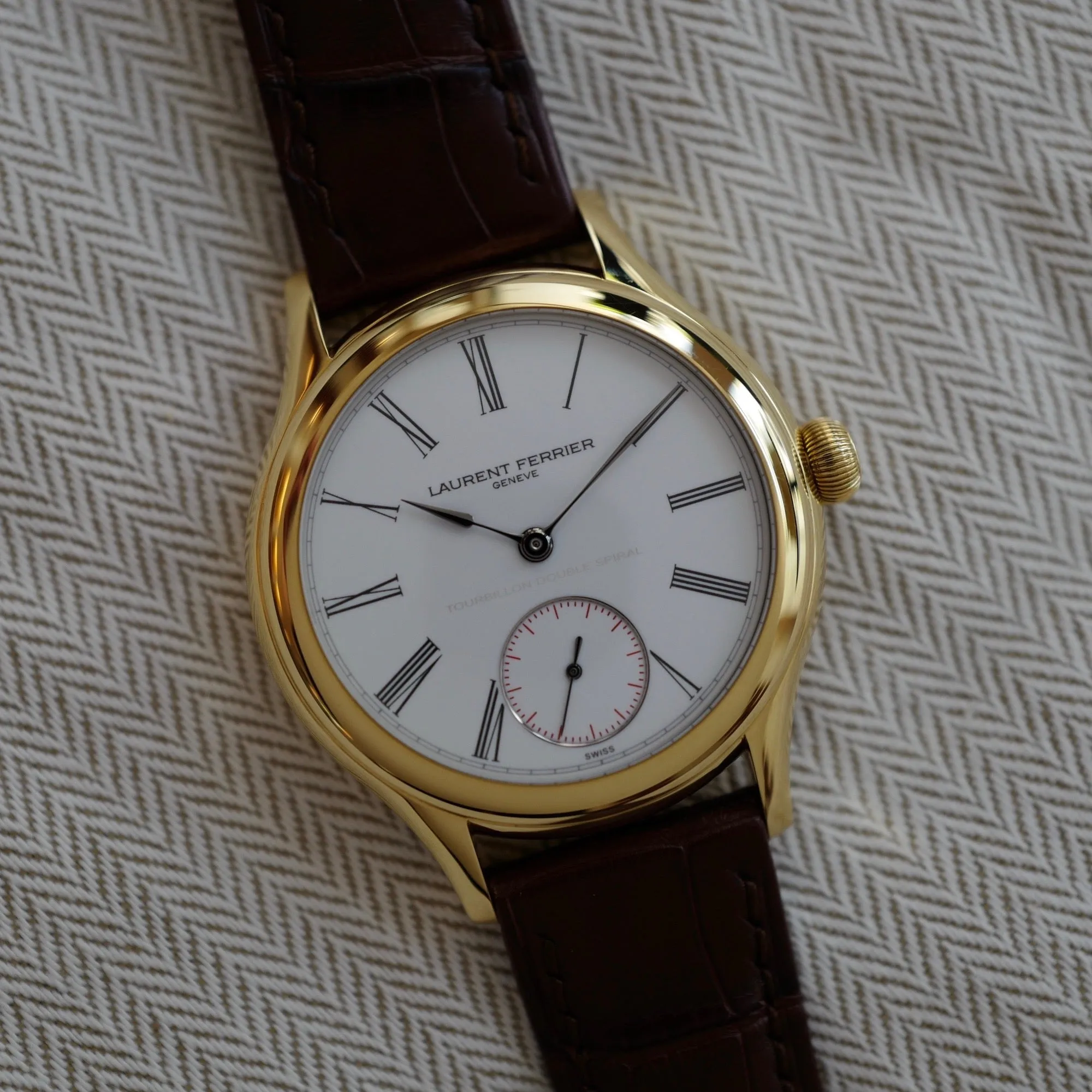 Laurent Ferrier Galet Tourbillon Double Spiral Watch