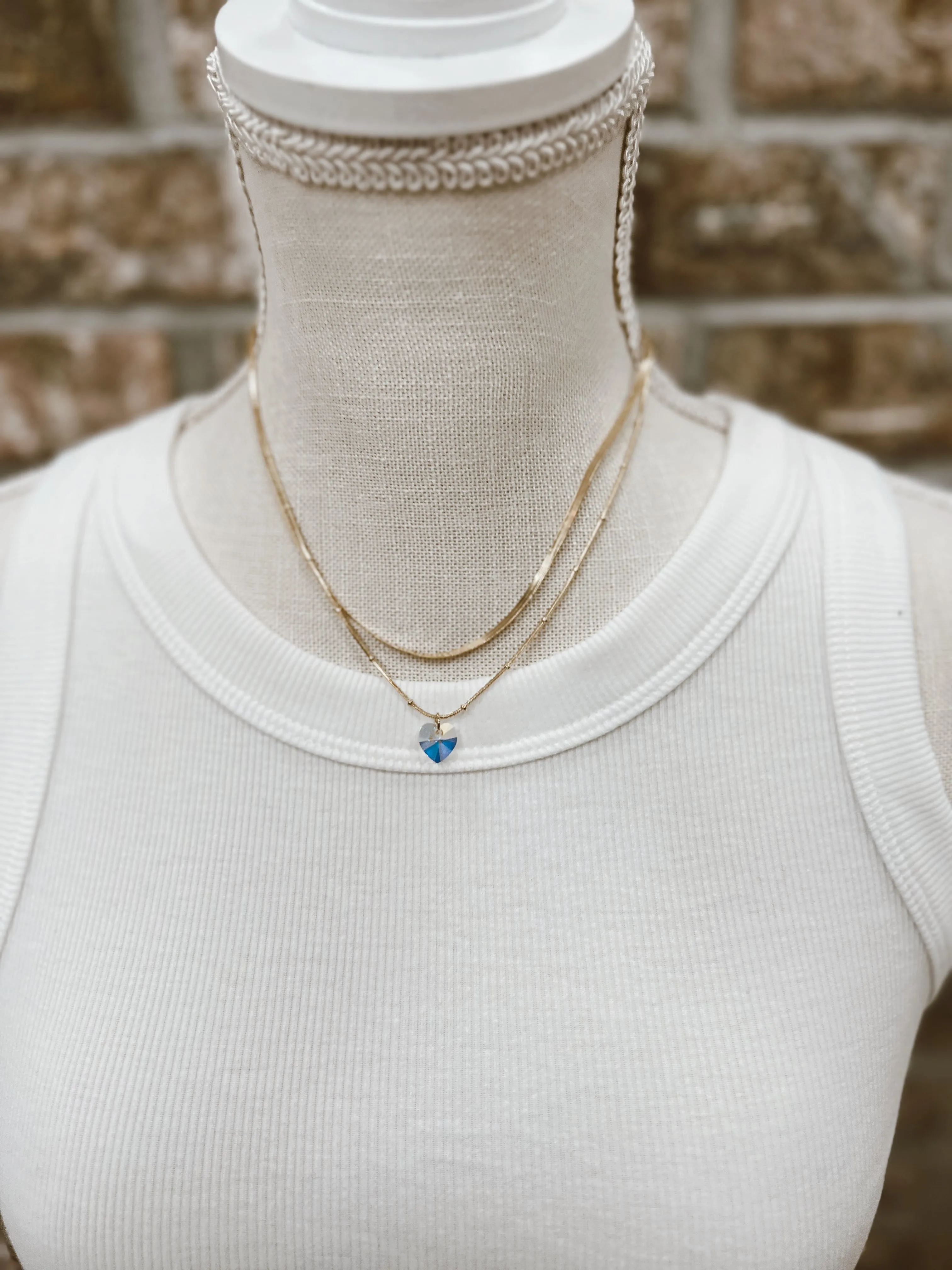Layered Heart Necklace