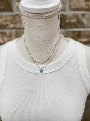 Layered Heart Necklace