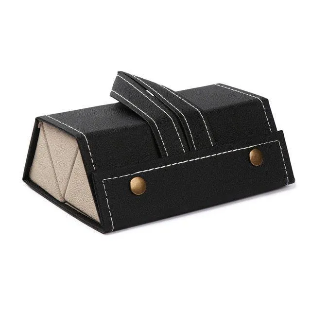 Leather Multiple Glasses Storage Case