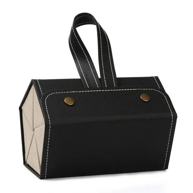 Leather Multiple Glasses Storage Case