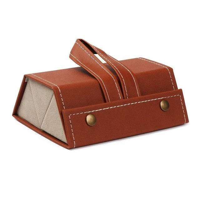 Leather Multiple Glasses Storage Case