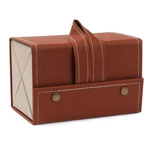 Leather Multiple Glasses Storage Case