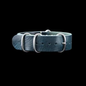 Leather Watch Strap, 4-Ring Military 106