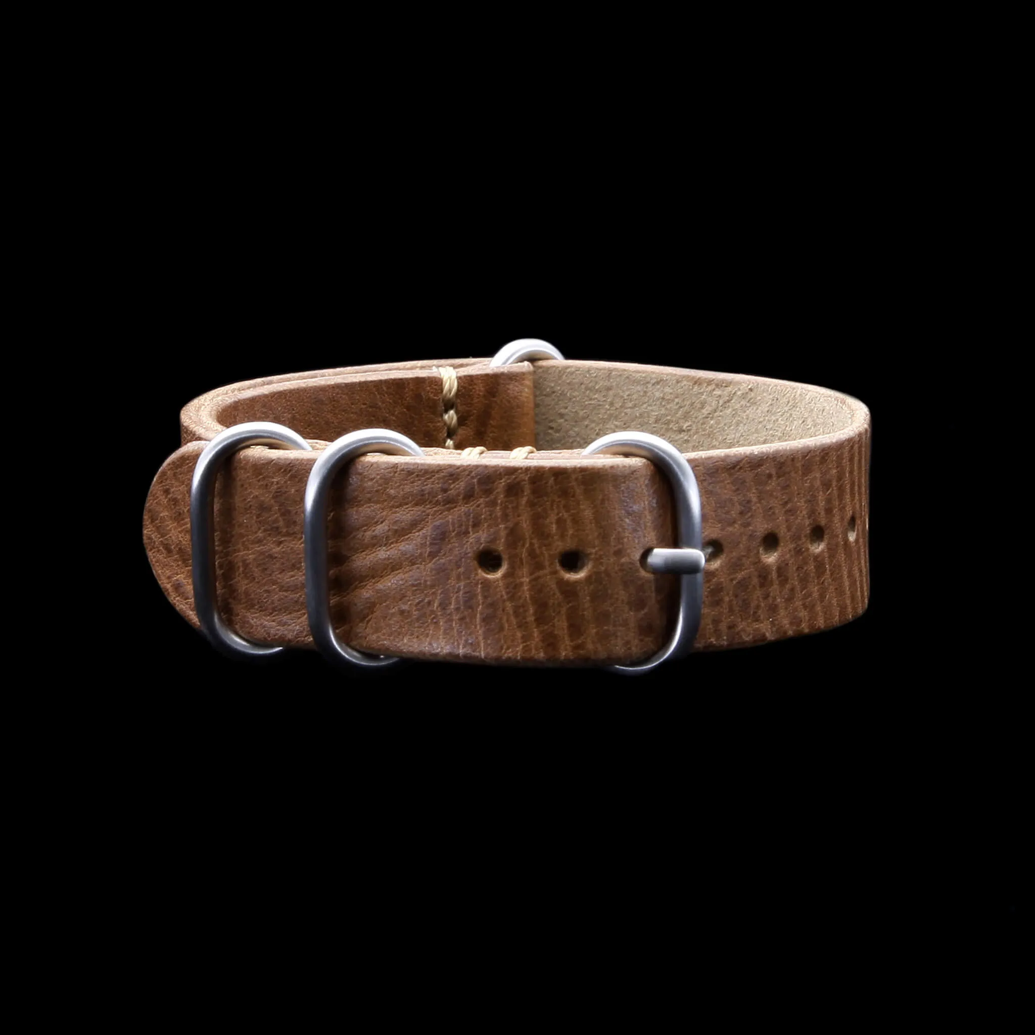 Leather Watch Strap, 4-Ring Vintage 402