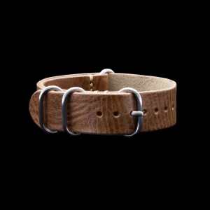 Leather Watch Strap, 4-Ring Vintage 402