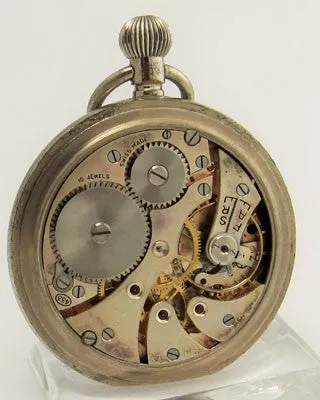 LEONIDAS LL2032 CIRCA 1939 LEONIDAS WWII British Military Pocket Watch
