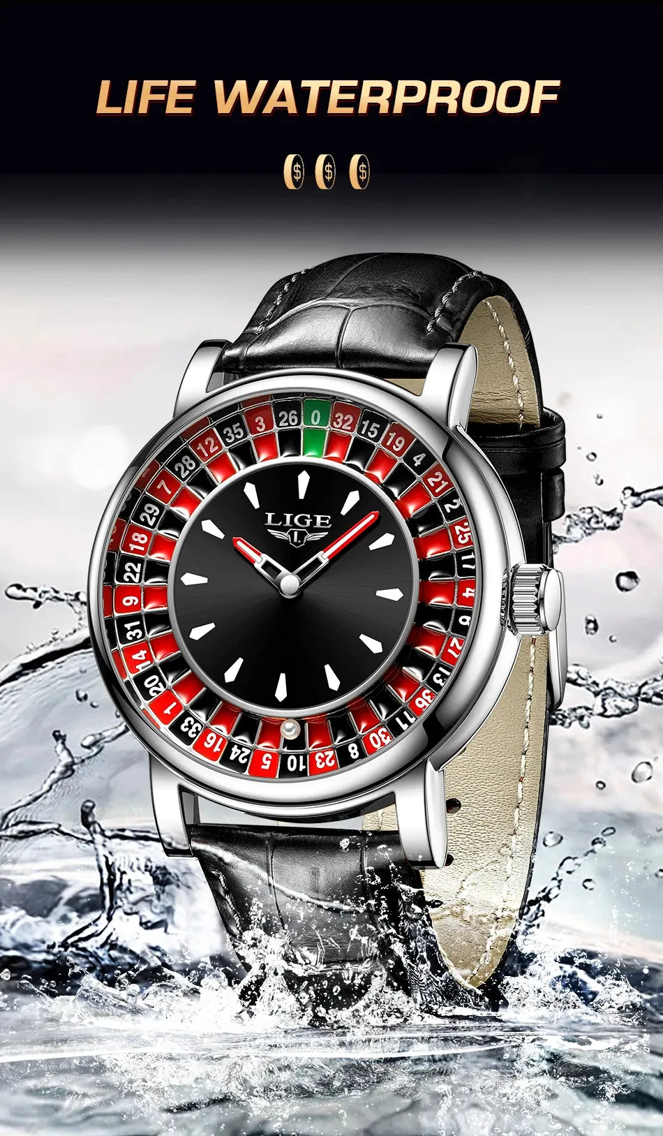LIGE Quartz Man Watch