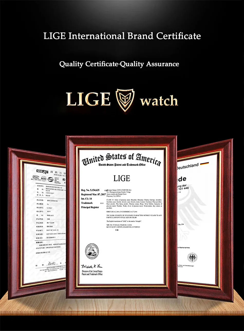 LIGE Quartz Man Watch
