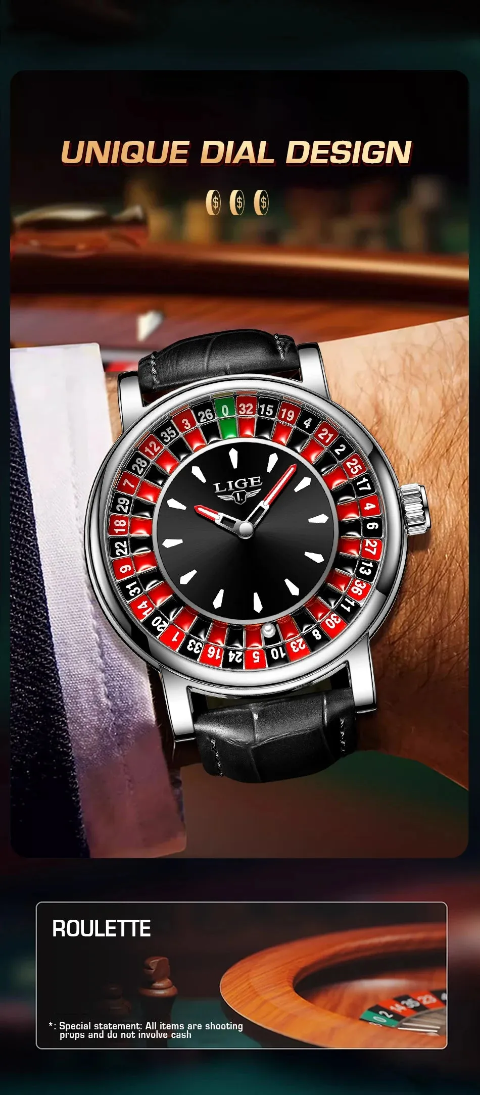 LIGE Quartz Man Watch