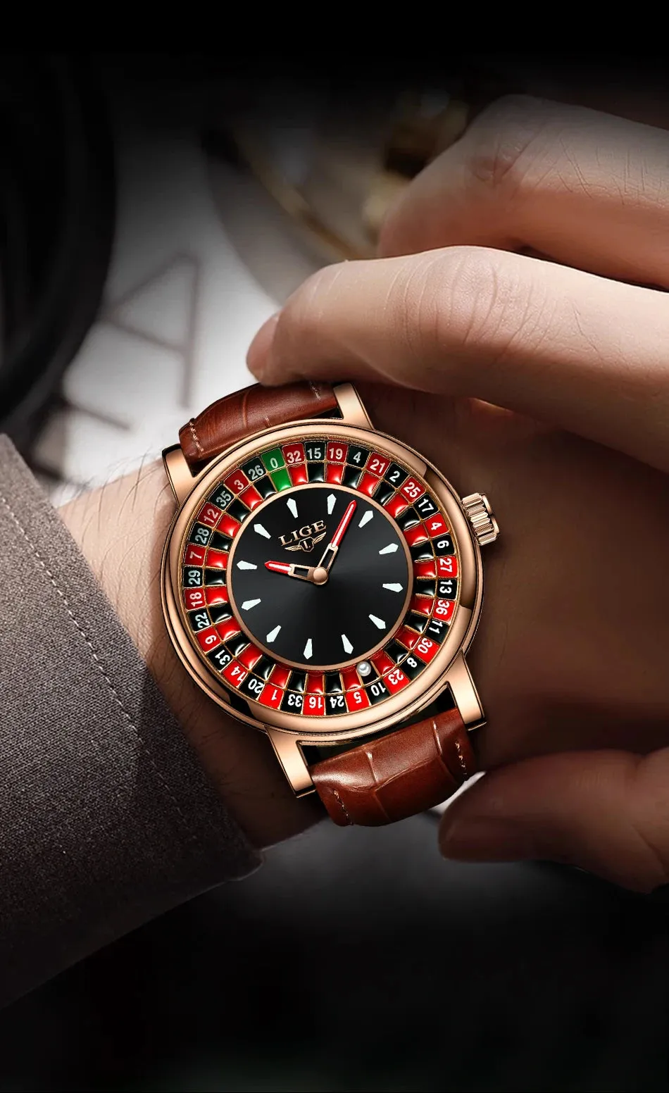 LIGE Quartz Man Watch