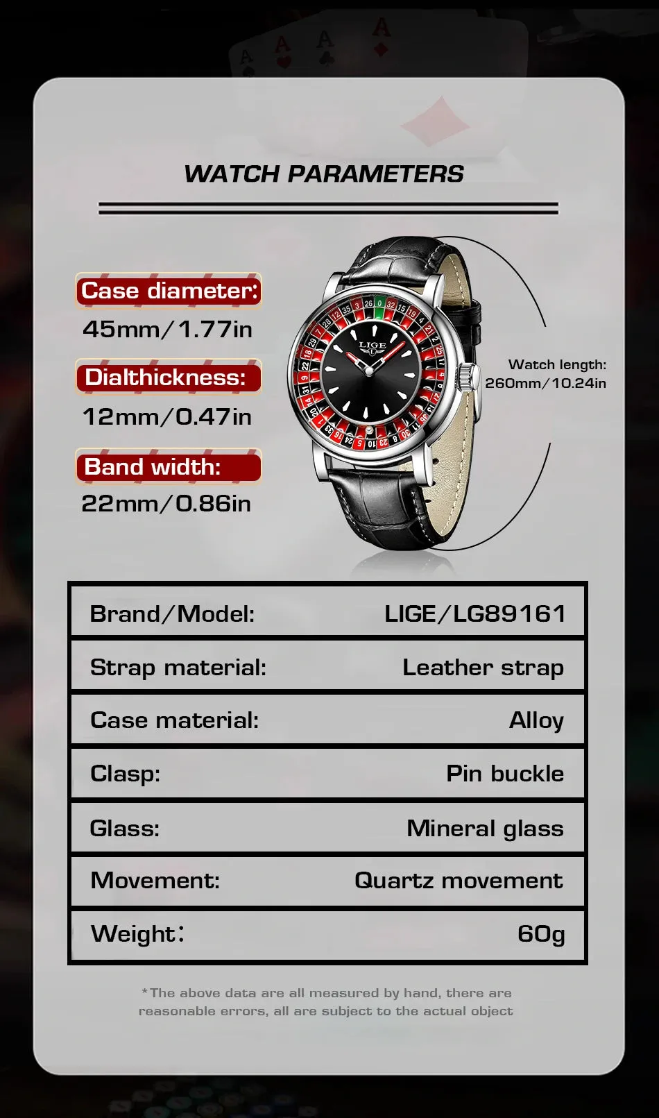 LIGE Quartz Man Watch
