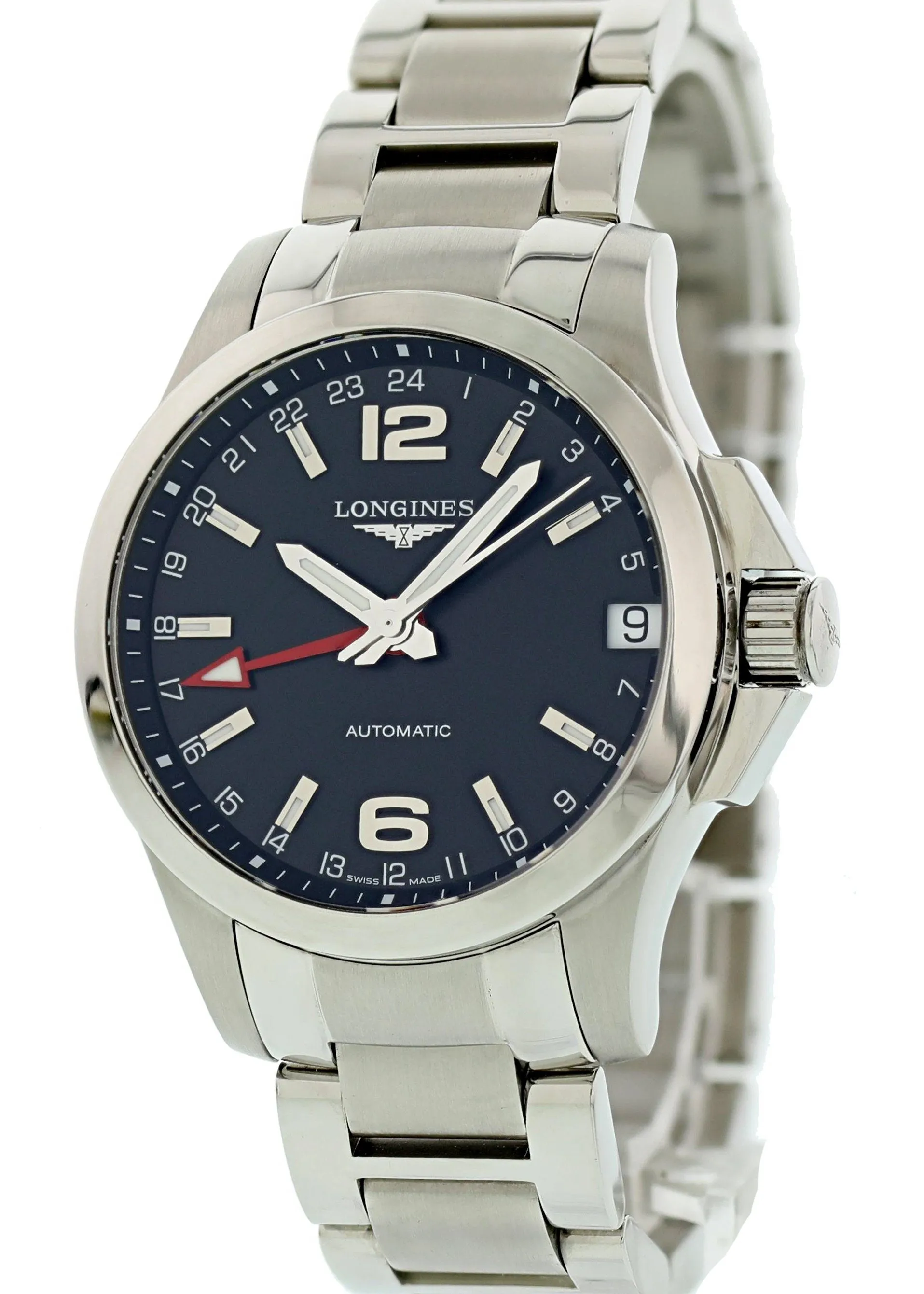 Longines Conquest L3.687.4.56.6 Men's Watch Box Papers