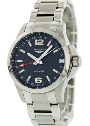Longines Conquest L3.687.4.56.6 Men's Watch Box Papers