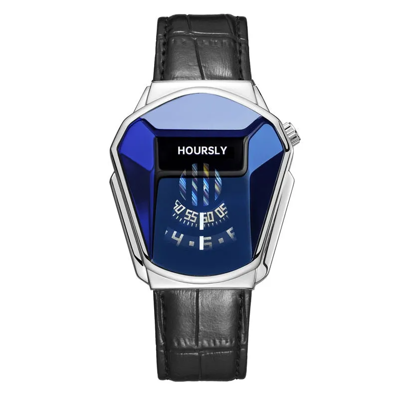Luxury HOURSLY Men Stainless Steel Watch