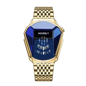 Luxury HOURSLY Men Stainless Steel Watch
