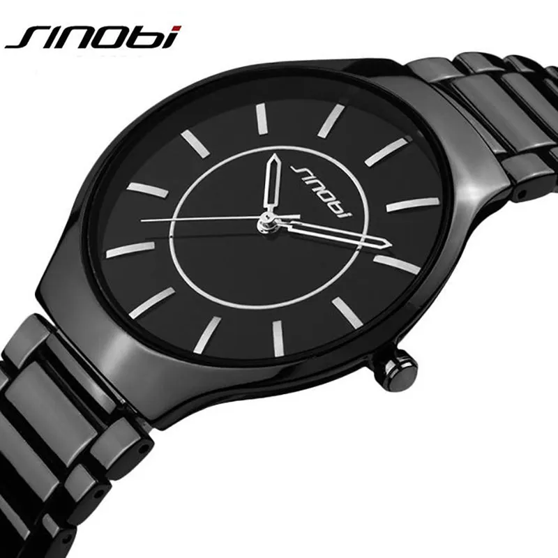 Luxury Top Brand Men's Boy Military Dress JAPAN Quartz Steel Watches Men Casual Clock Male Wristwatch Relogio Masculino SINOBI