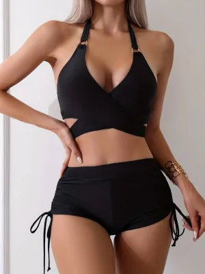 Lyca – Elegant Lace-Trim Women’s Swimsuit