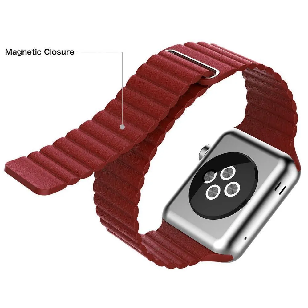 Magnetic | Leather Watch Band for Apple Watch ®