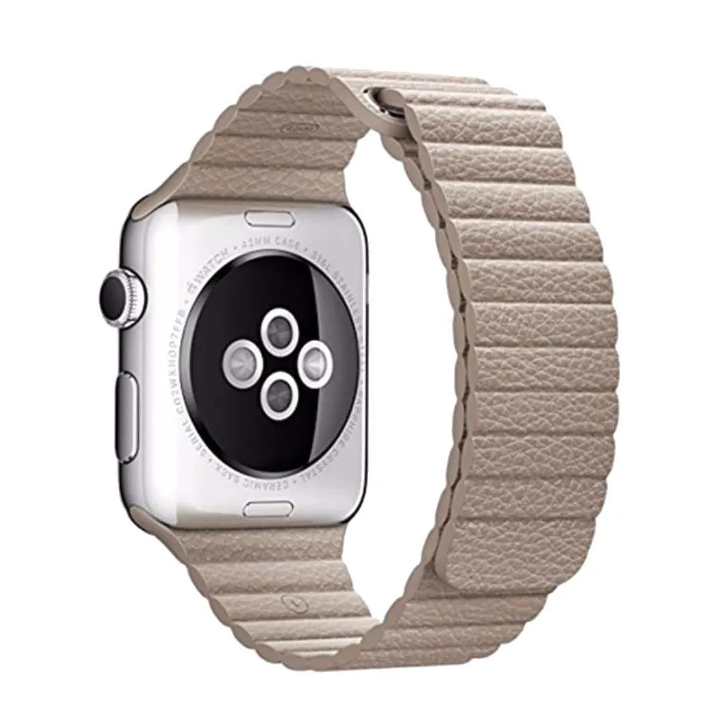 Magnetic | Leather Watch Band for Apple Watch ®