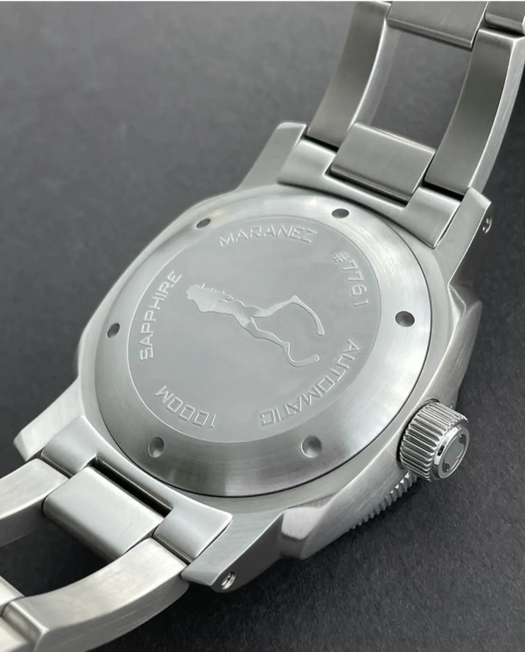 Maranez Racha Dive 1000m Dive Watch  Black Sunray