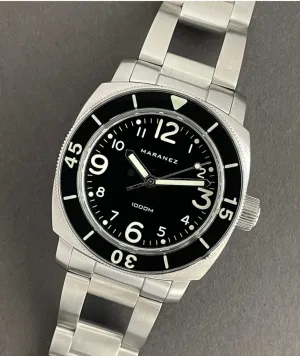 Maranez Racha Dive 1000m Dive Watch  Black Sunray