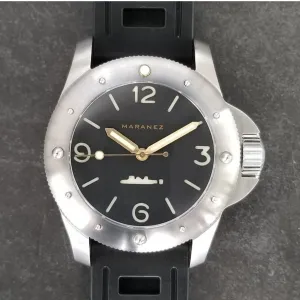 Maranez Rawai 45 Steel Watch Black