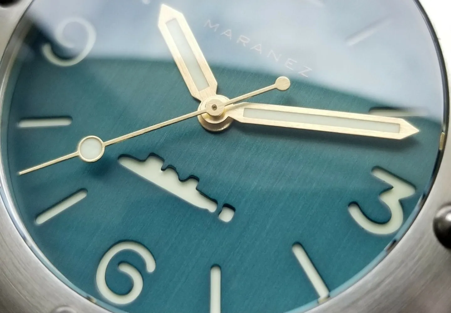 Maranez Rawai 45 Steel Watch Teal