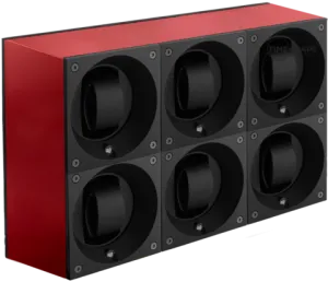 Masterbox Aluminum 6 Positions Red Anodized Aluminum